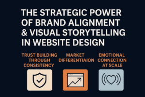 strateguc power brand akignment visual storytelling website design
